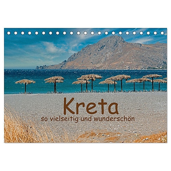Kreta so vielseitig und wunderschön (Tischkalender 2024 DIN A5 quer), CALVENDO Monatskalender, Sarnade