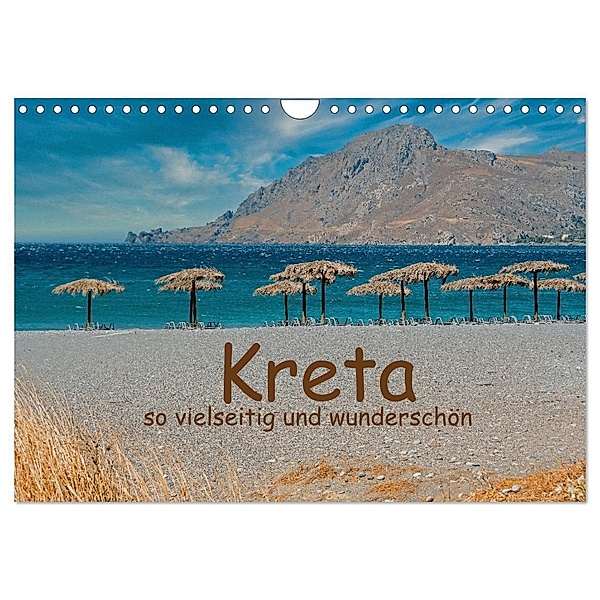 Kreta so vielseitig und wunderschön (Wandkalender 2024 DIN A4 quer), CALVENDO Monatskalender, Sarnade