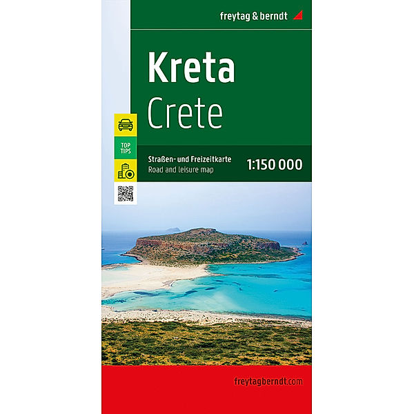 Kreta, Strassen- und Freizeitkarte 1:150.000, freytag & berndt