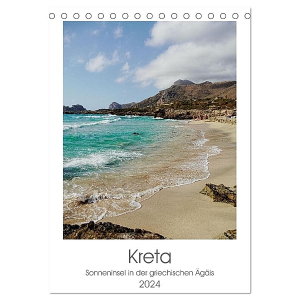 Kreta (Tischkalender 2024 DIN A5 hoch), CALVENDO Monatskalender, Franziska Petersen