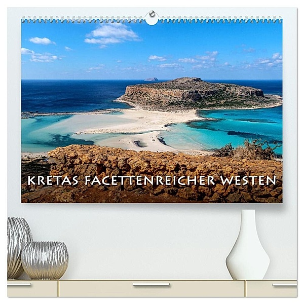Kretas facettenreicher Westen (hochwertiger Premium Wandkalender 2024 DIN A2 quer), Kunstdruck in Hochglanz, Emel Malms