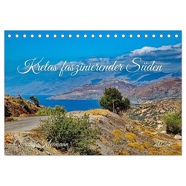 Kretas faszinierender Süden (Tischkalender 2024 DIN A5 quer), CALVENDO Monatskalender, Claudia Kleemann