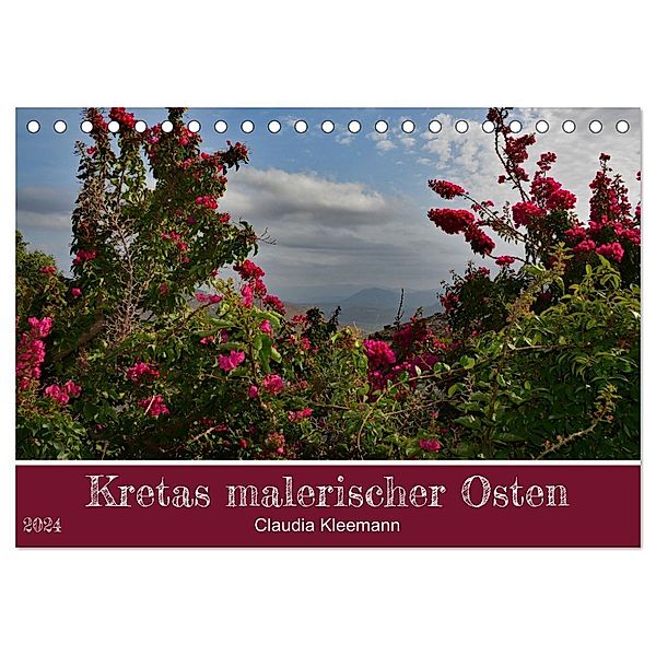 Kretas malerischer Osten (Tischkalender 2024 DIN A5 quer), CALVENDO Monatskalender, Claudia Kleemann