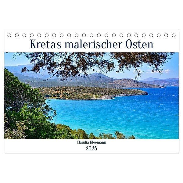 Kretas malerischer Osten (Tischkalender 2025 DIN A5 quer), CALVENDO Monatskalender, Calvendo, Claudia Kleemann
