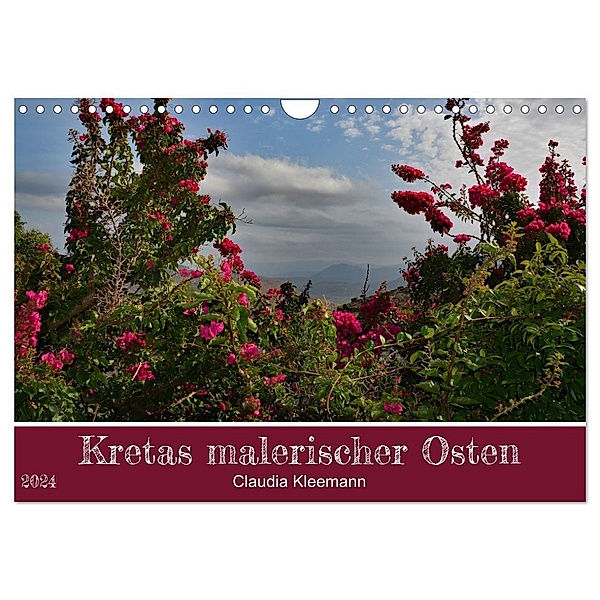 Kretas malerischer Osten (Wandkalender 2024 DIN A4 quer), CALVENDO Monatskalender, Claudia Kleemann