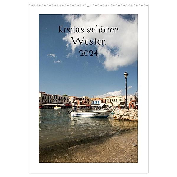 Kretas schöner Westen (Wandkalender 2024 DIN A2 hoch), CALVENDO Monatskalender, Katrin Streiparth