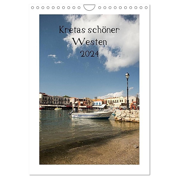 Kretas schöner Westen (Wandkalender 2024 DIN A4 hoch), CALVENDO Monatskalender, Katrin Streiparth
