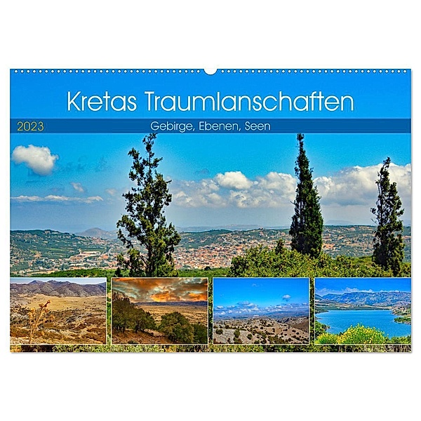 Kretas Traumlandschaften (Wandkalender 2024 DIN A2 quer), CALVENDO Monatskalender, Claudia Kleemann