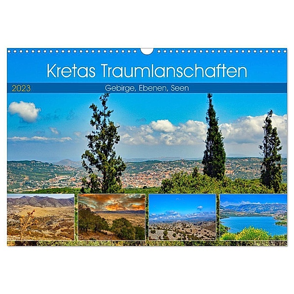 Kretas Traumlandschaften (Wandkalender 2024 DIN A3 quer), CALVENDO Monatskalender, Claudia Kleemann