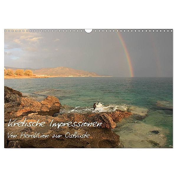 Kretische Impressionen (Wandkalender 2024 DIN A3 quer), CALVENDO Monatskalender, Geotop Bildarchiv