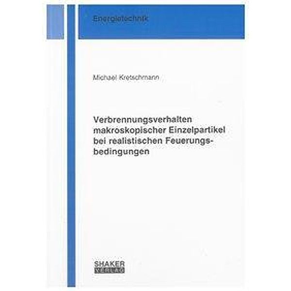Kretschmann, M: Verbrennungsverhalten makroskopischer Einzel, Michael Kretschmann