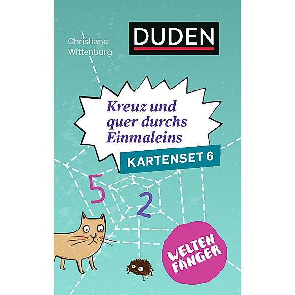 Duden / Bibliographisches Institut, Duden Kreuz und quer durch's Einmaleins (Spiel-Zubehör).Kartenset.6, Christiane Wittenburg