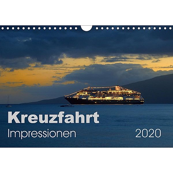 Kreuzfahrt Impressionen (Wandkalender 2020 DIN A4 quer), Uwe Bade