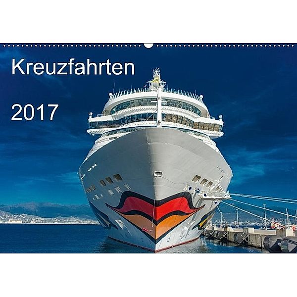 Kreuzfahrten 2017 (Wandkalender 2017 DIN A2 quer), strandmann@online.de