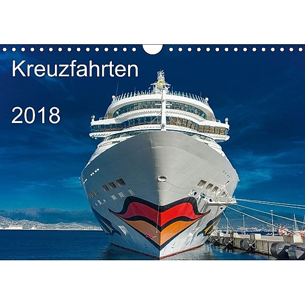 Kreuzfahrten 2018 (Wandkalender 2018 DIN A4 quer), strandmann@online.de