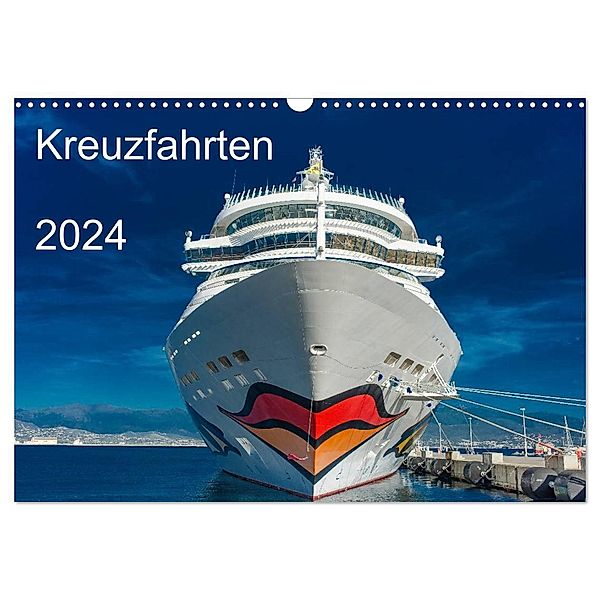 Kreuzfahrten 2024 (Wandkalender 2024 DIN A3 quer), CALVENDO Monatskalender, strandmann@online.de