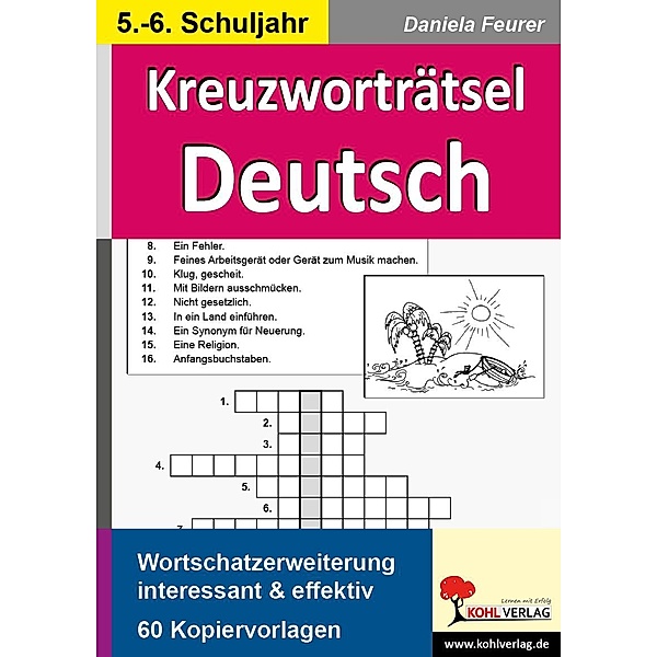 Kreuzworträtsel Deutsch 5.-6. Schuljahr, Daniela Feurer