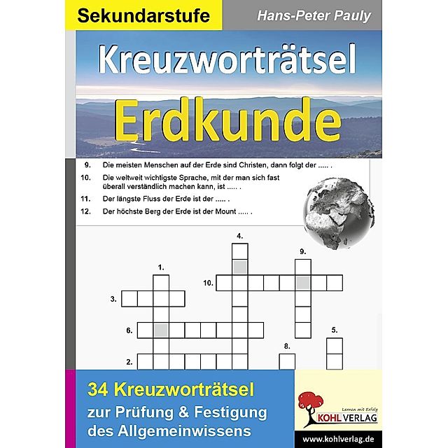 Kreuzworträtsel Erdkunde eBook v. Hans-Peter Pauly | Weltbild
