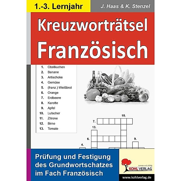 Kreuzworträtsel Französisch, J. Haas, K. Stenzel