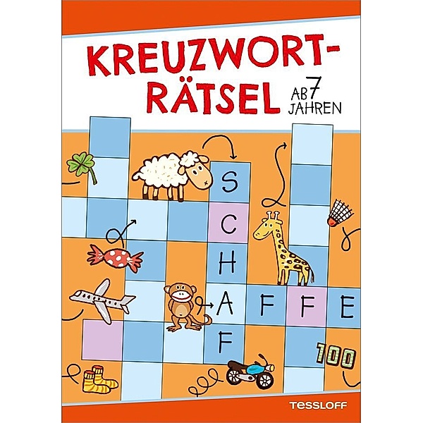Kreuzworträtsel (Rot/Schaf), ab 7 Jahren, Die Rätselschmiede Christine Reguigne