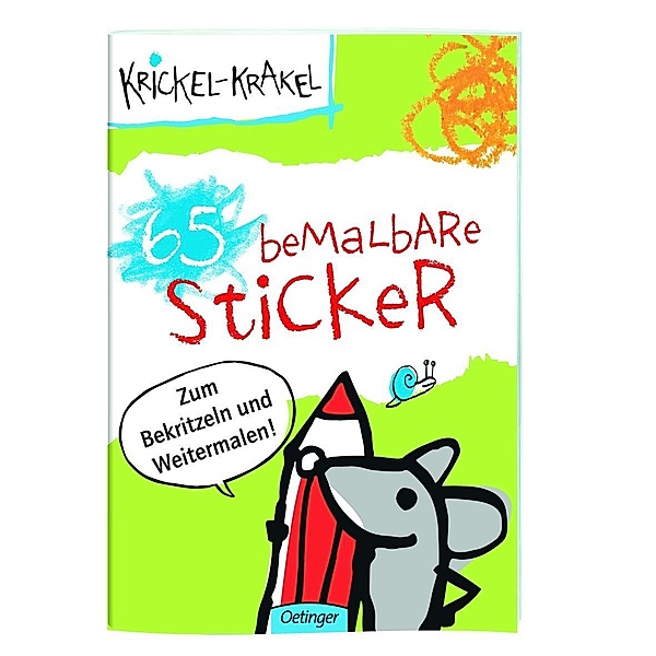 Krickel-Krakel bemalbare Sticker