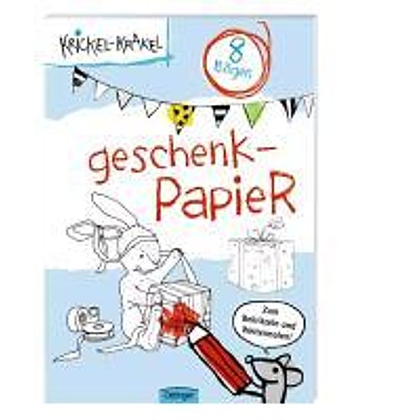 Krickel-Krakel Geschenkpapierbuch