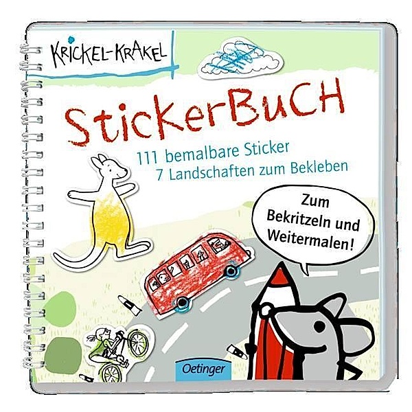 Krickel-Krakel Stickerbuch