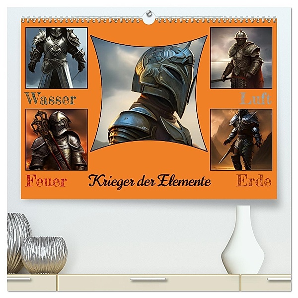 Krieger der Elemente (hochwertiger Premium Wandkalender 2025 DIN A2 quer), Kunstdruck in Hochglanz, Calvendo, Babett Paul - Babetts Bildergalerie