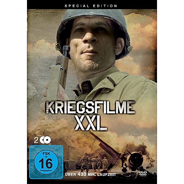 Kriegsfilme XXL - 2 Disc DVD, Plummer, Schneider, Howard, Sheedy, Ironside