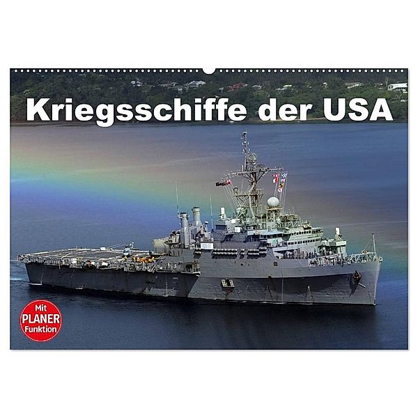 Kriegsschiffe der USA (Wandkalender 2024 DIN A2 quer), CALVENDO Monatskalender, Elisabeth Stanzer