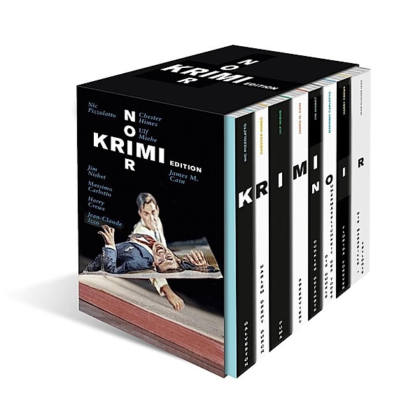 Krimi-Noir, 8 Bände, Nic Pizzolatto, Chester Himes, Ulf Miehe