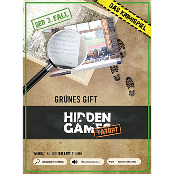 EDITION,MICHAEL FISCHER Krimi-Spielebox: Hidden Games Tatort - Grünes Gift (Fall 3)