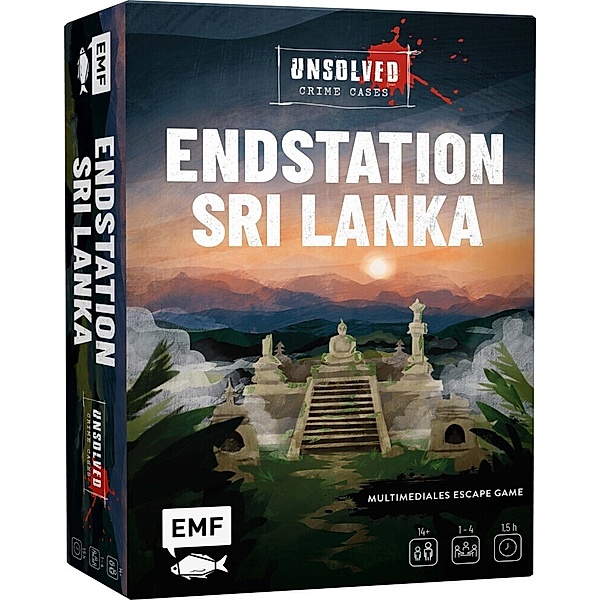 EDITION,MICHAEL FISCHER Krimi-Spielebox: Unsolved Crime Cases - Endstation Sri Lanka, Die Spielarchitekten GmbH