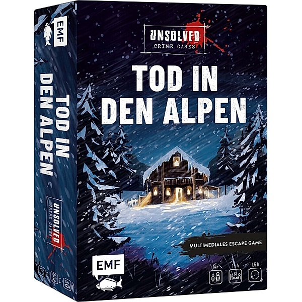 EDITION,MICHAEL FISCHER Krimi-Spielebox: Unsolved Crime Cases - Tod in den Alpen, Die Spielarchitekten GmbH