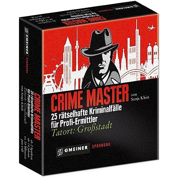 Gmeiner-Verlag Krimispiele im GMEINER-Verlag - Crime Master (Spiel), Sonja Klein