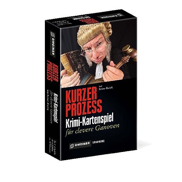 Huch Krimispiele im GMEINER-Verlag - Kurzer Prozess (Spiel), Reiner Knizia
