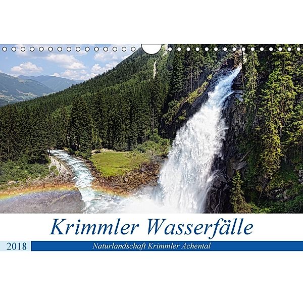 Krimmler Wasserfälle - Naturlandschaft Krimmler Achental (Wandkalender 2018 DIN A4 quer) Dieser erfolgreiche Kalender wu, Anja Frost