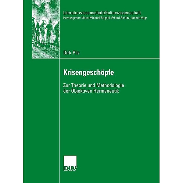 Krisengeschöpfe / Literaturwissenschaft / Kulturwissenschaft, Dirk Pilz