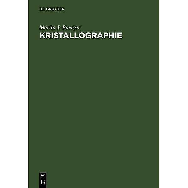 Kristallographie, Martin J. Buerger