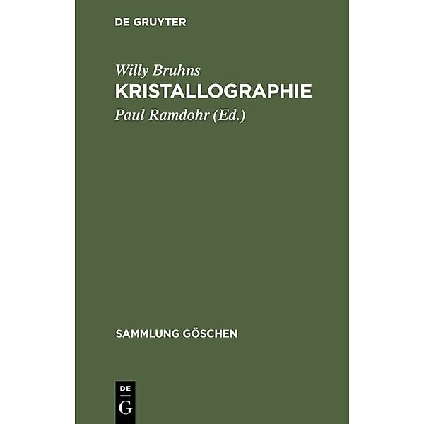 Kristallographie, Willy Bruhns