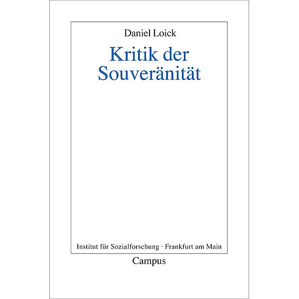 Kritik der Souveränität, Daniel Loick