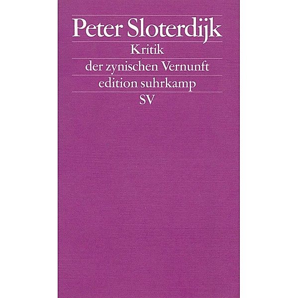 Kritik der zynischen Vernunft, Peter Sloterdijk