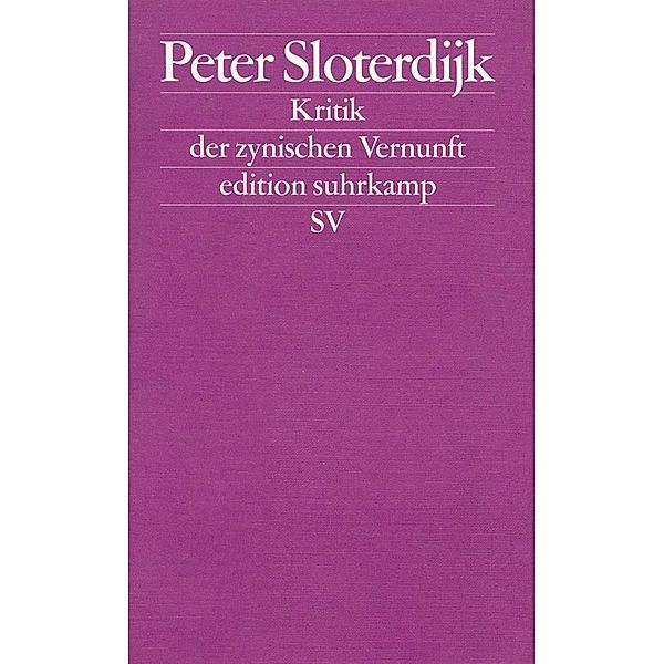 Kritik der zynischen Vernunft, Peter Sloterdijk