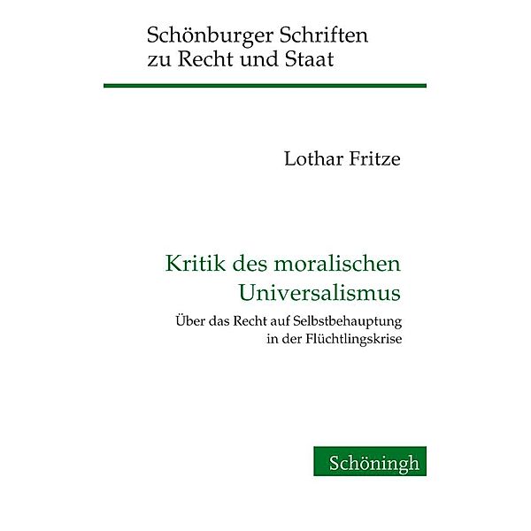 Kritik des moralischen Universalismus, Lothar Fritze