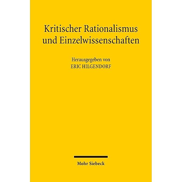 Kritischer Rationalismus und Einzelwissenschaften