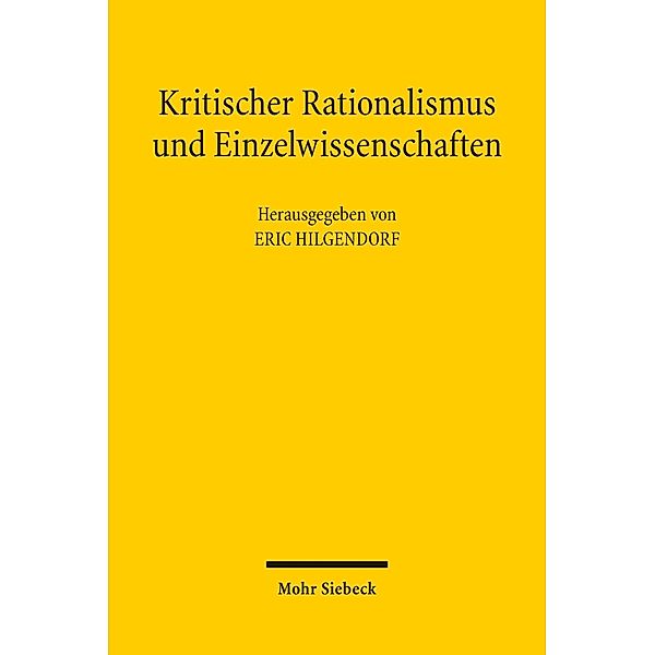 Kritischer Rationalismus und Einzelwissenschaften