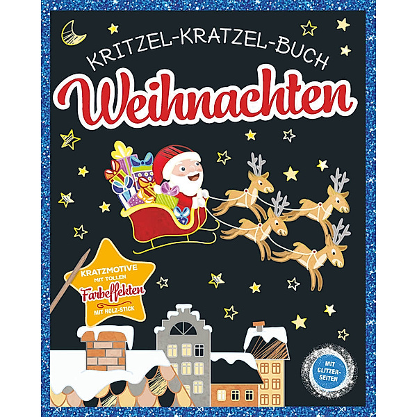 Kritzel-Kratzel-Buch Weihnachten. Für Kinder ab 5 Jahren