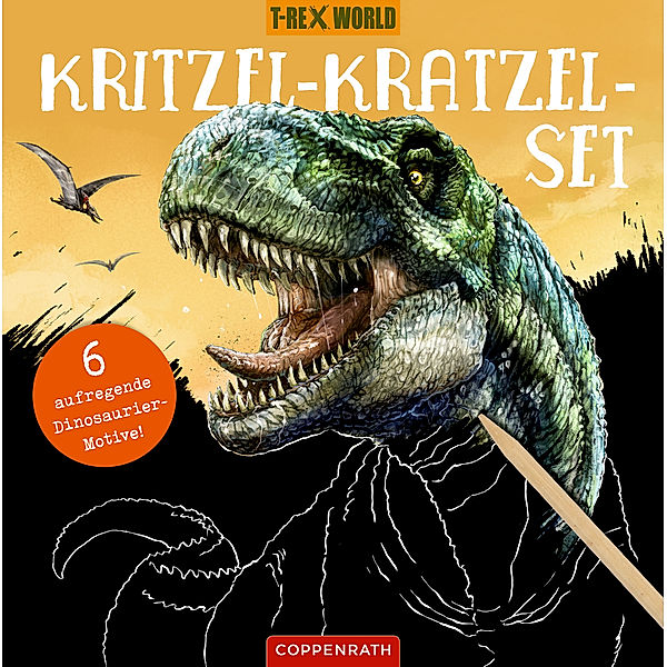 COPPENRATH VERLAG Kritzel-Kratzel-Set – T-Rex World