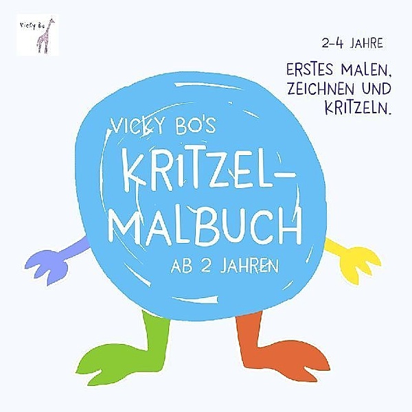 Kritzel-Malbuch ab 2 Jahre, Vicky Bo