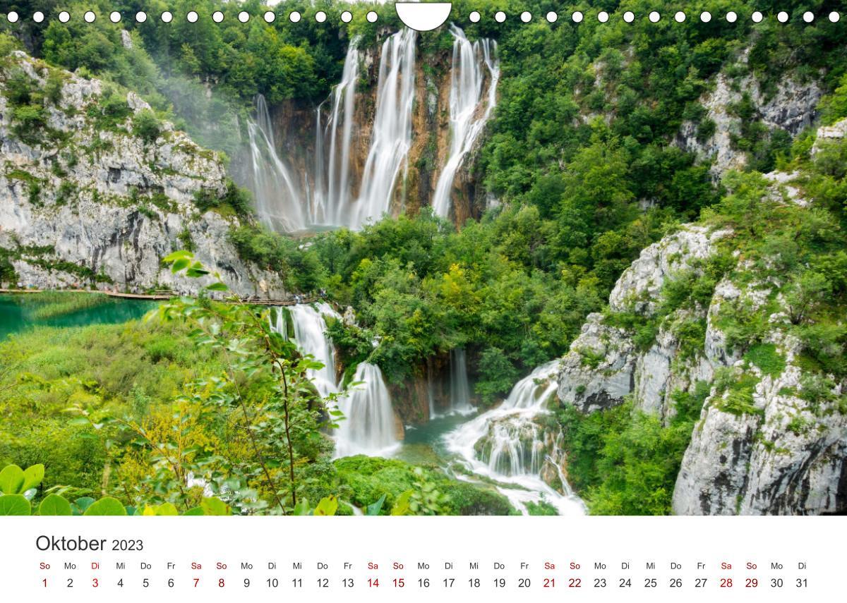 Kroatien - Eine Reise durch traumhafte Landschaften. Wandkalender 2023 DIN A4 quer - Kalender 